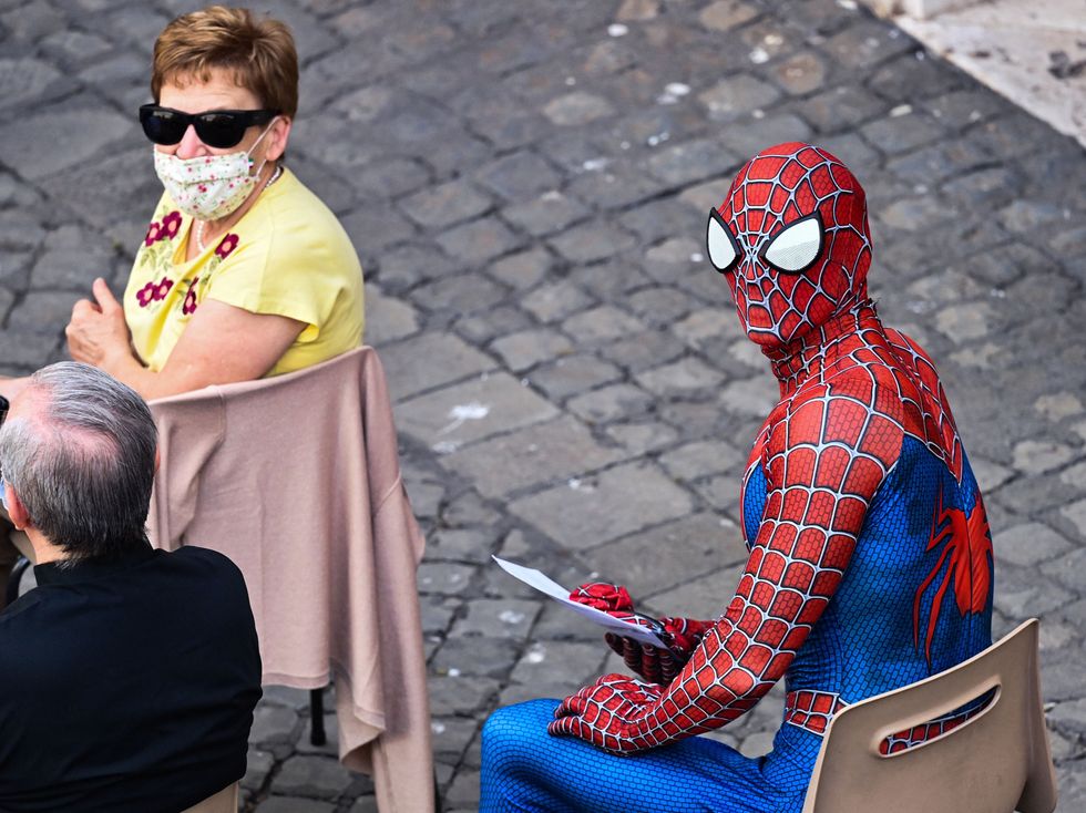 \u2018Spider-Man\u2019 was spotted in the VIP section