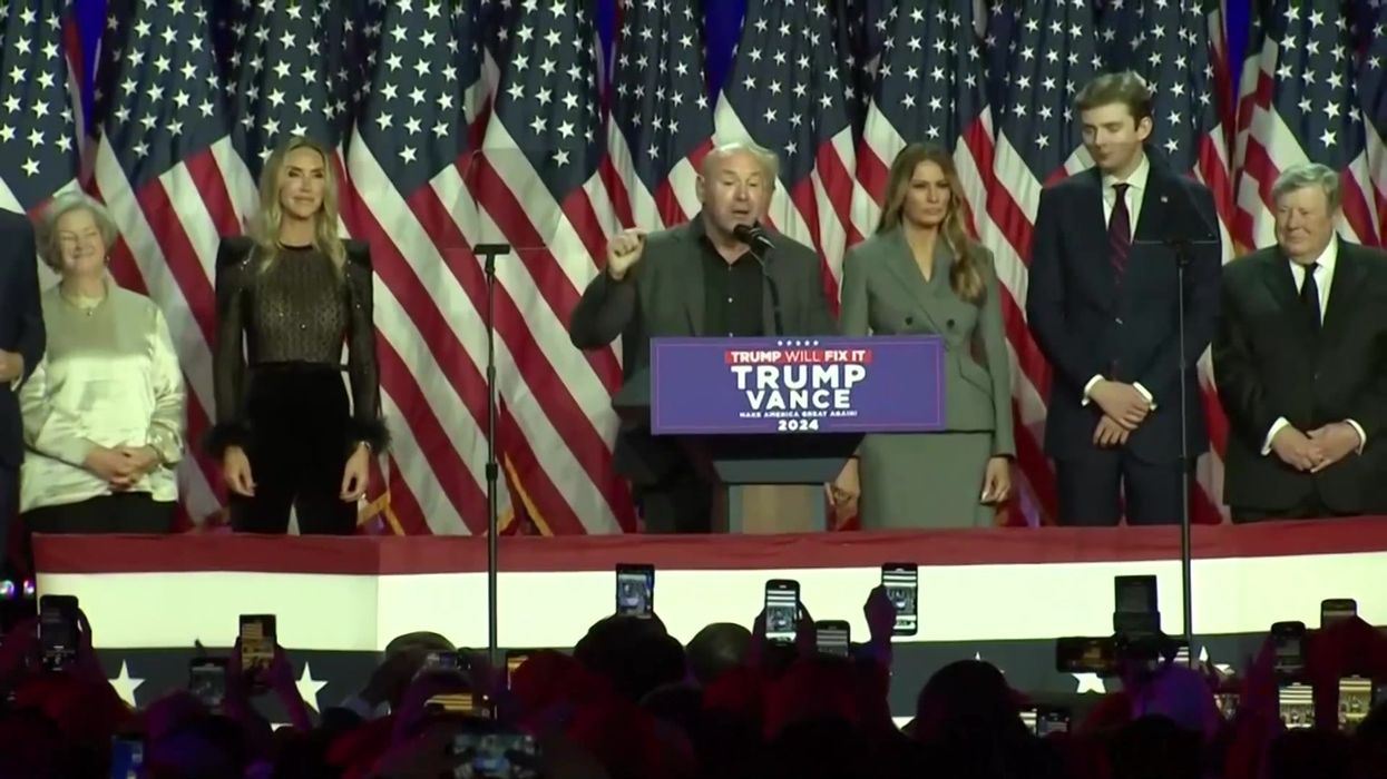 Dana White shouts out controversial streamer Adin Ross in Donald Trump victory speech