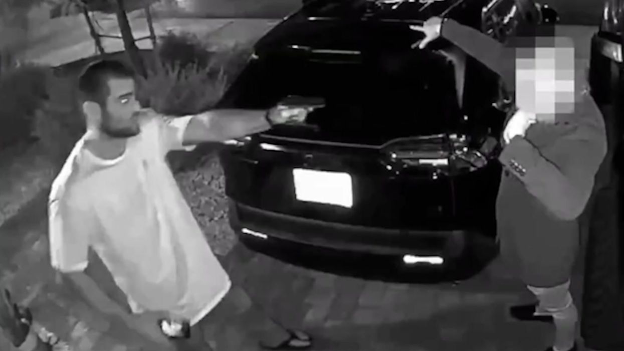 UFC champion Sean Strickland holds robber at gunpoint after catching him on doorbell camera