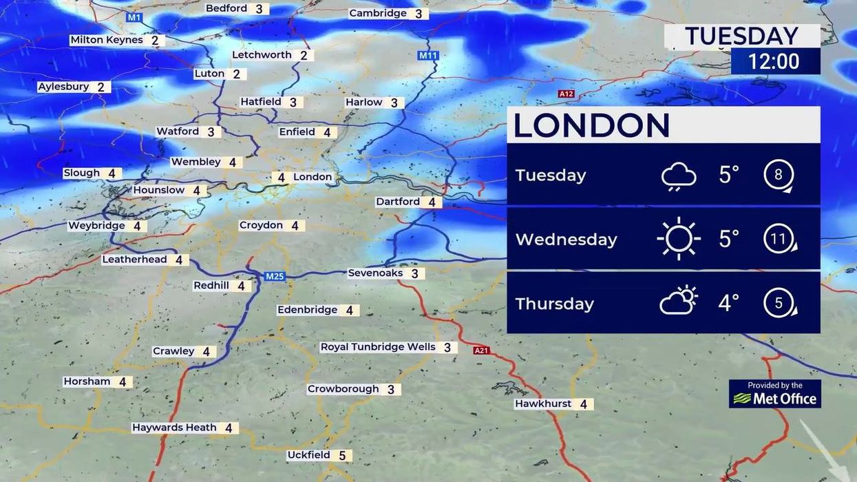 30 biggest reactions as snow arrives across the UK