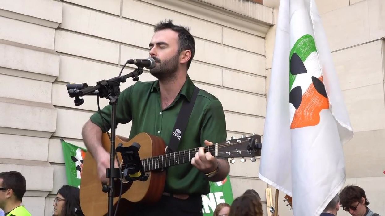 Why is Kneecap's Mo Chara in court today? Fans turn up in support of pro-Palestine rapper