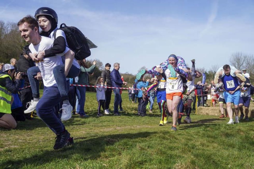 UK Wife Carrying Race 2022