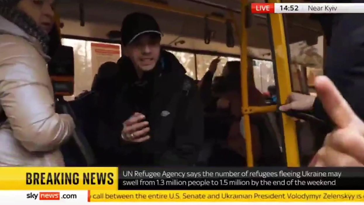 Ukraine refugee asks reporter if weed is legal in the UK during live interview