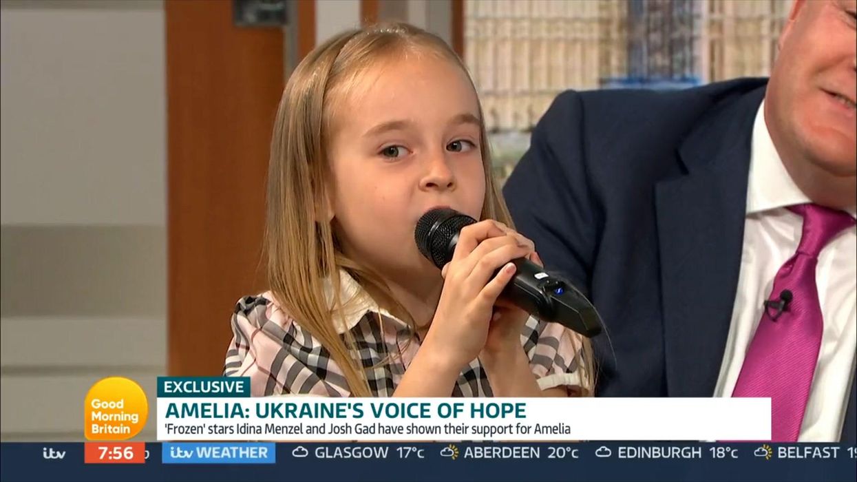 Viral Ukraine refugee Amelia Anisovych can now sing 'Let it Go' in three languages