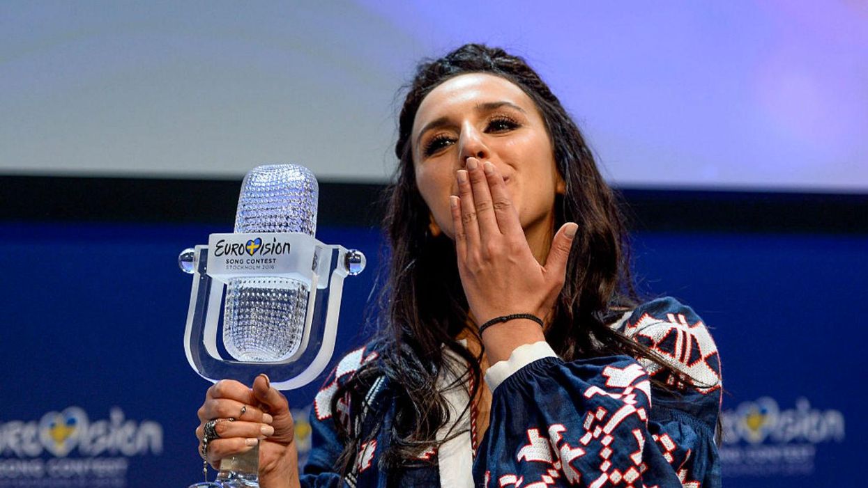 Ukraine's 2016 Eurovision winner Jamala. Picture: MAJA SUSLIN/TT/AFP/Getty Images