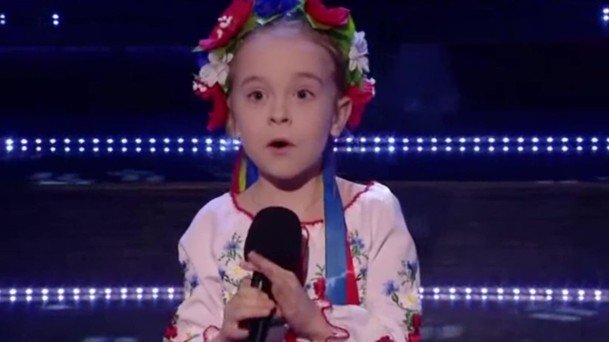 Ukrainian girl who sang ‘Let It Go’ in bomb shelter performs it on-stage at Welsh choir contest