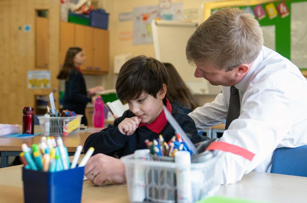 Two children who fled Ukraine start their first day at school in the UK