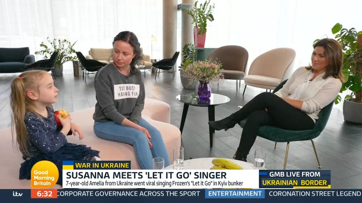Viral refugee who sang 'Let it Go' hopes to go home when Ukraine have 'victory'