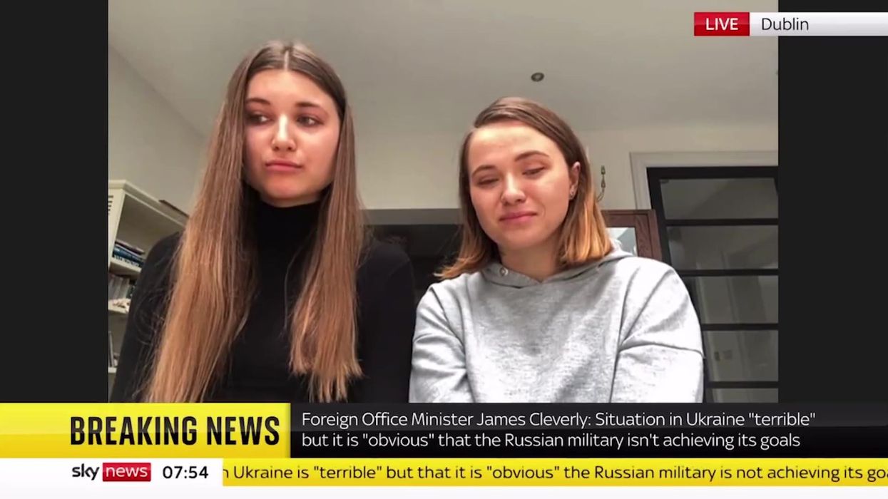 Awkward moment Kay Burley tells Ukrainian's in Dublin that the 'British people are completely behind you'