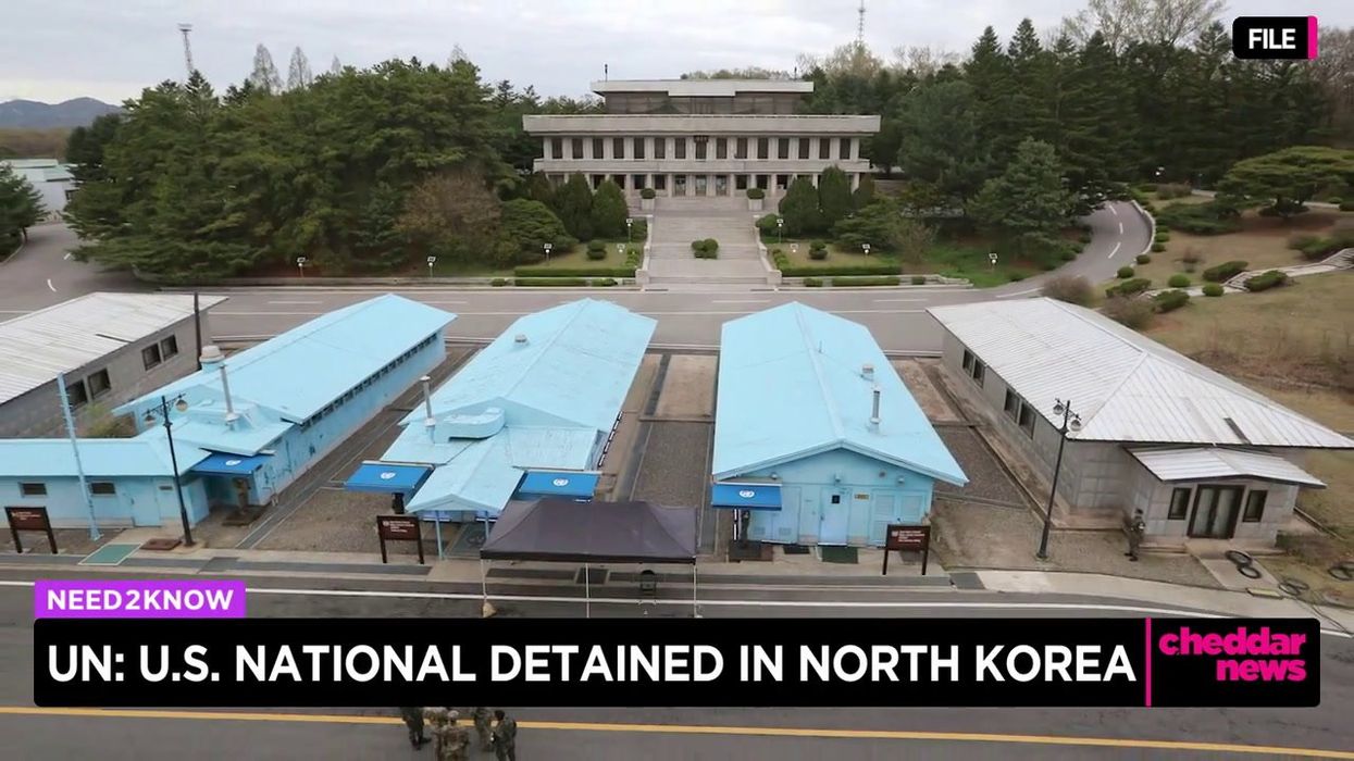 American detained in North Korea heard 'laughing' as he ran over the border