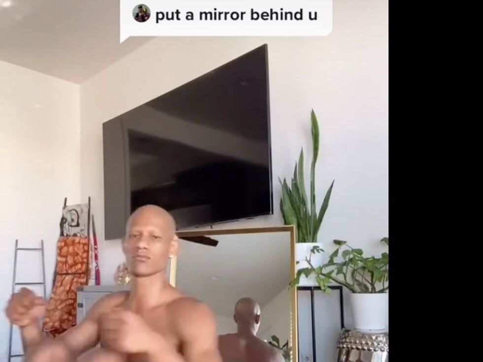 Unfortunately, a mirror didn\u2019t bring followers closer to sussing it out