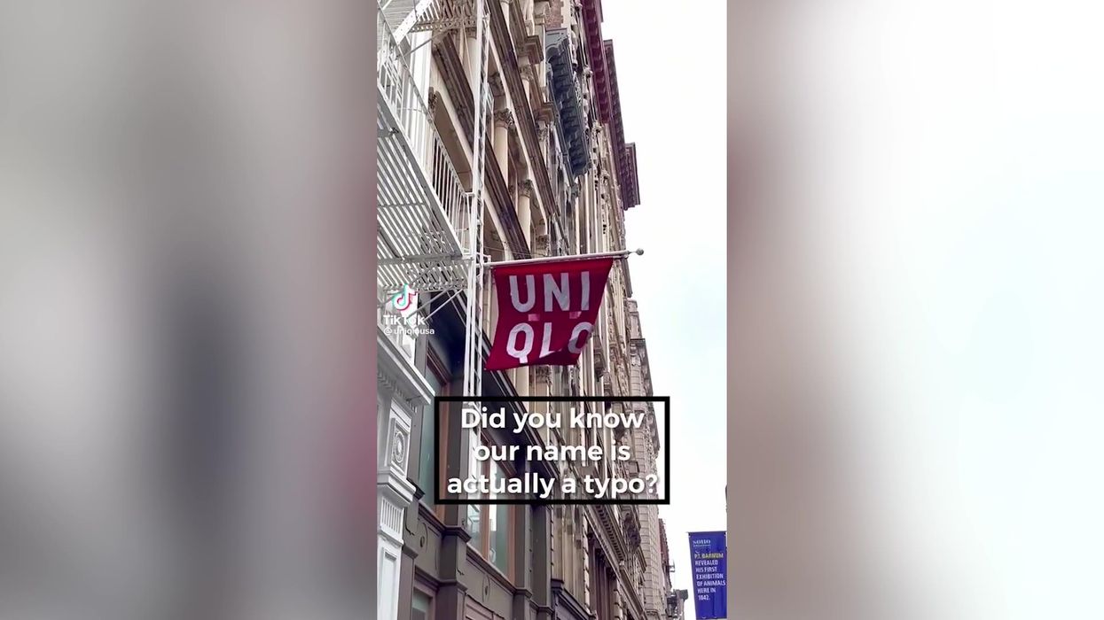 Clothing store Uniqlo reveals their name is actually a typo
