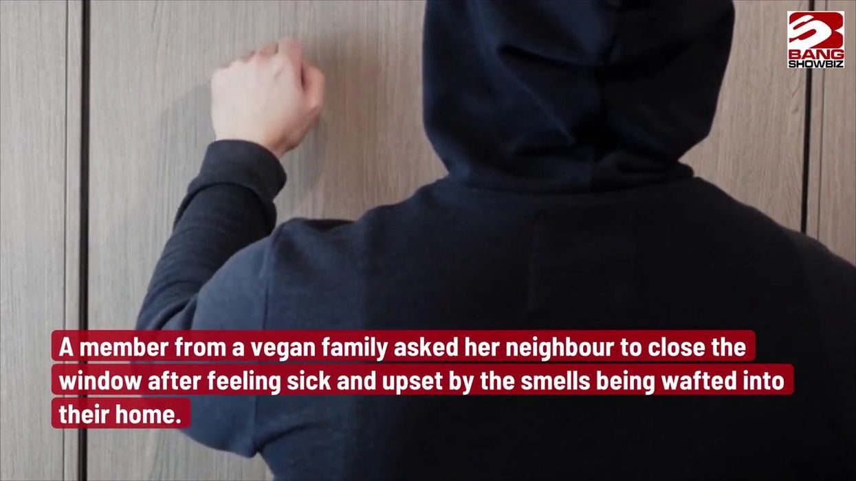 'Upset' vegan family write note to neighbour who was making them 'feel sick'