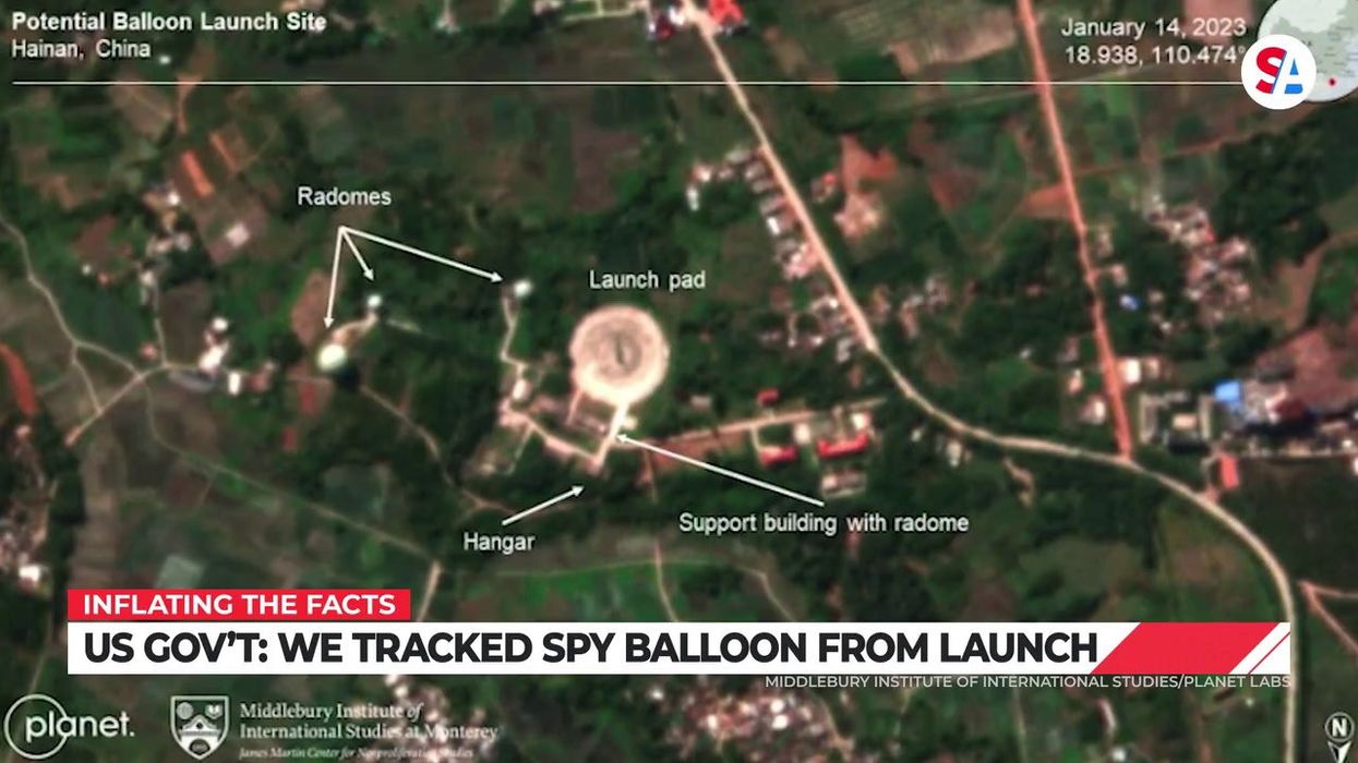 The Chinese spy balloon's intended destination has been revealed