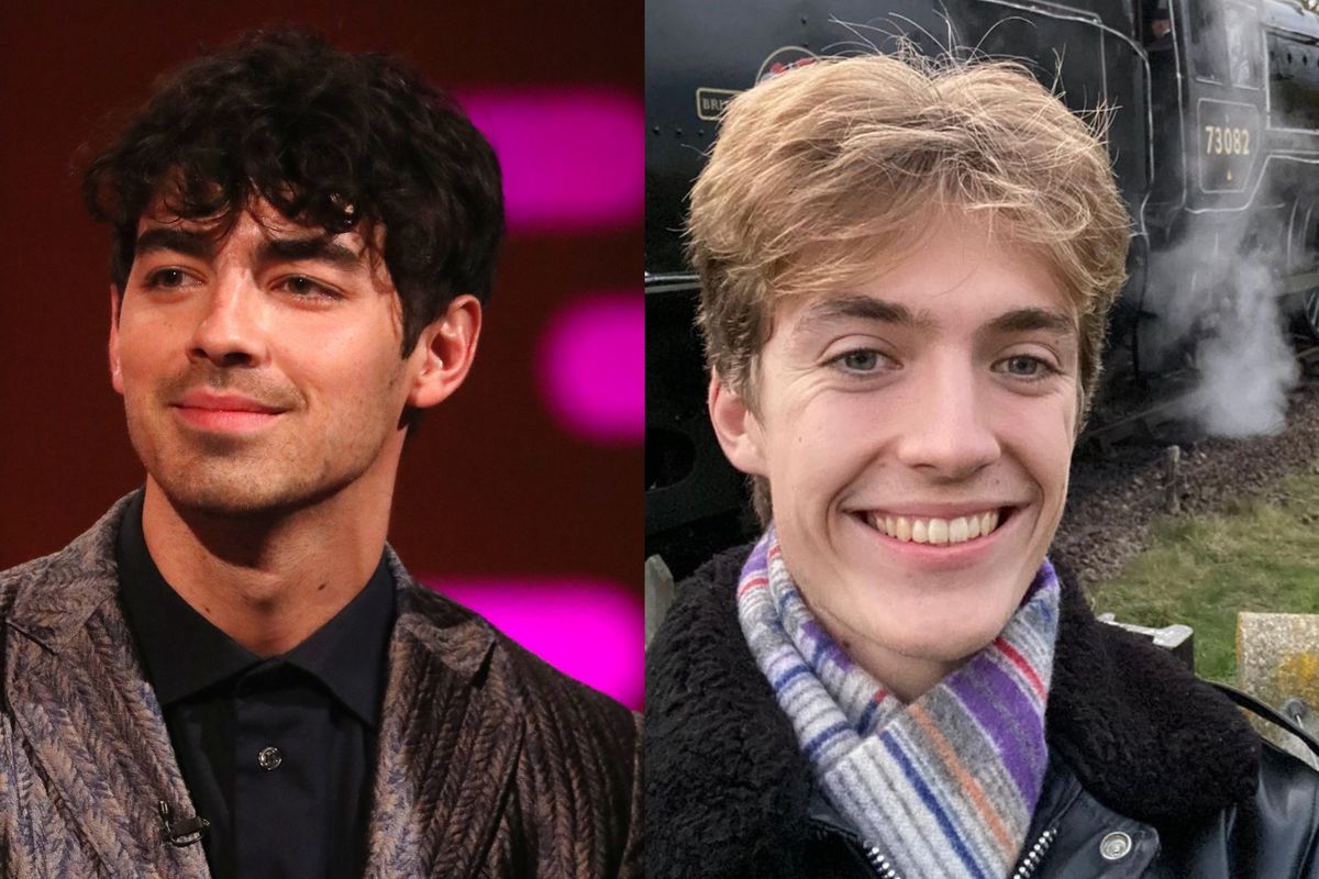 US pop star Joe Jonas has been spotted hanging out with TikTok’s favourite train spotter Francis Bourgeois. (YMU Group/Isabel Infantes/PA)