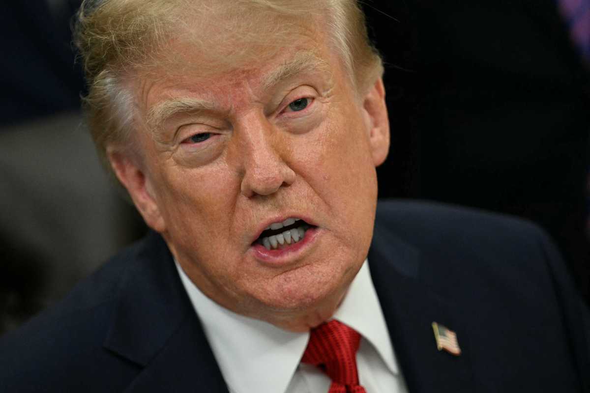 US President Donald Trump speaks about healthcare in the Oval Office of the White House in Washington, DC, on September 18, 2026