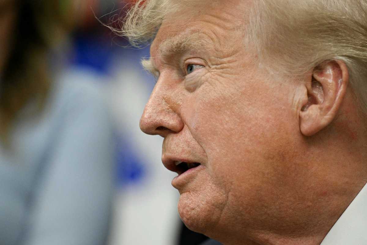 US President Donald Trump speaks about healthcare in the Oval Office of the White House in Washington, DC, on September 18, 2026