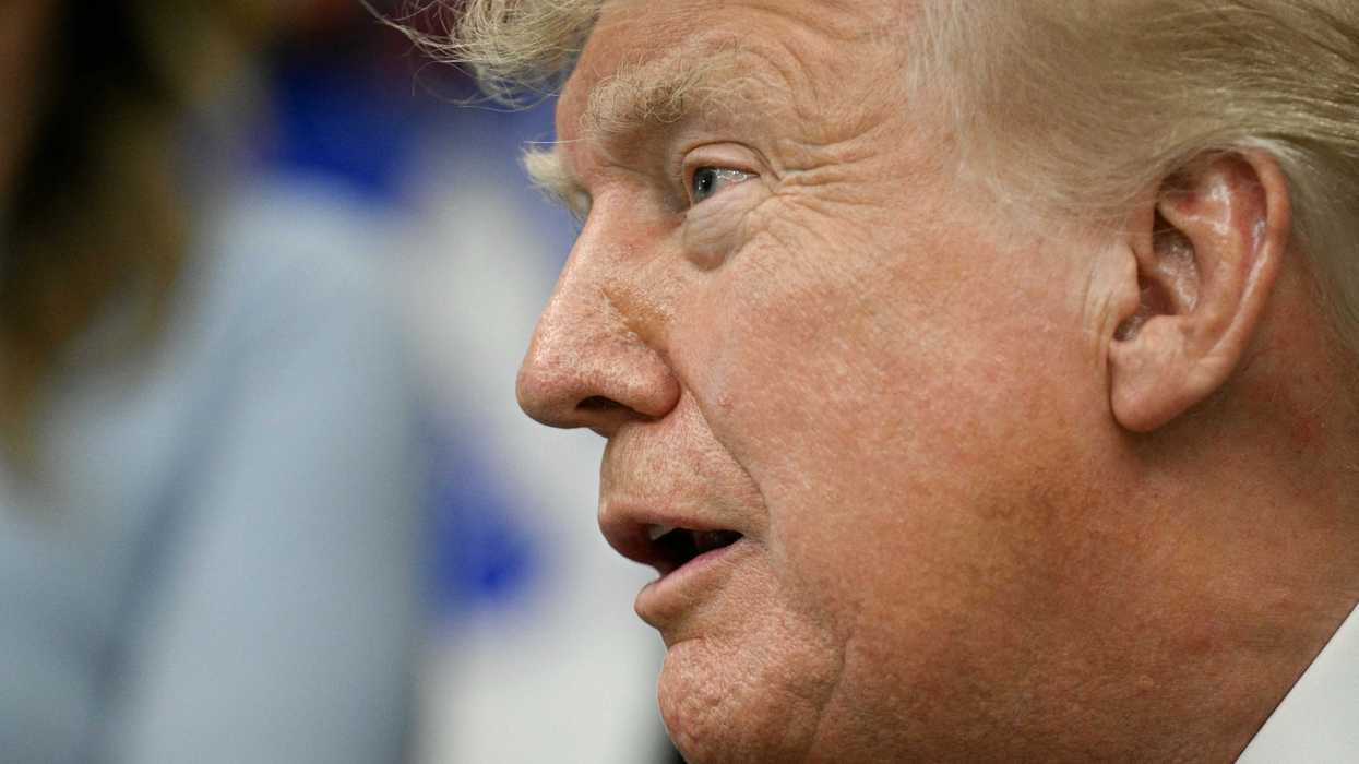 US President Donald Trump speaks about healthcare in the Oval Office of the White House in Washington, DC, on September 18, 2026