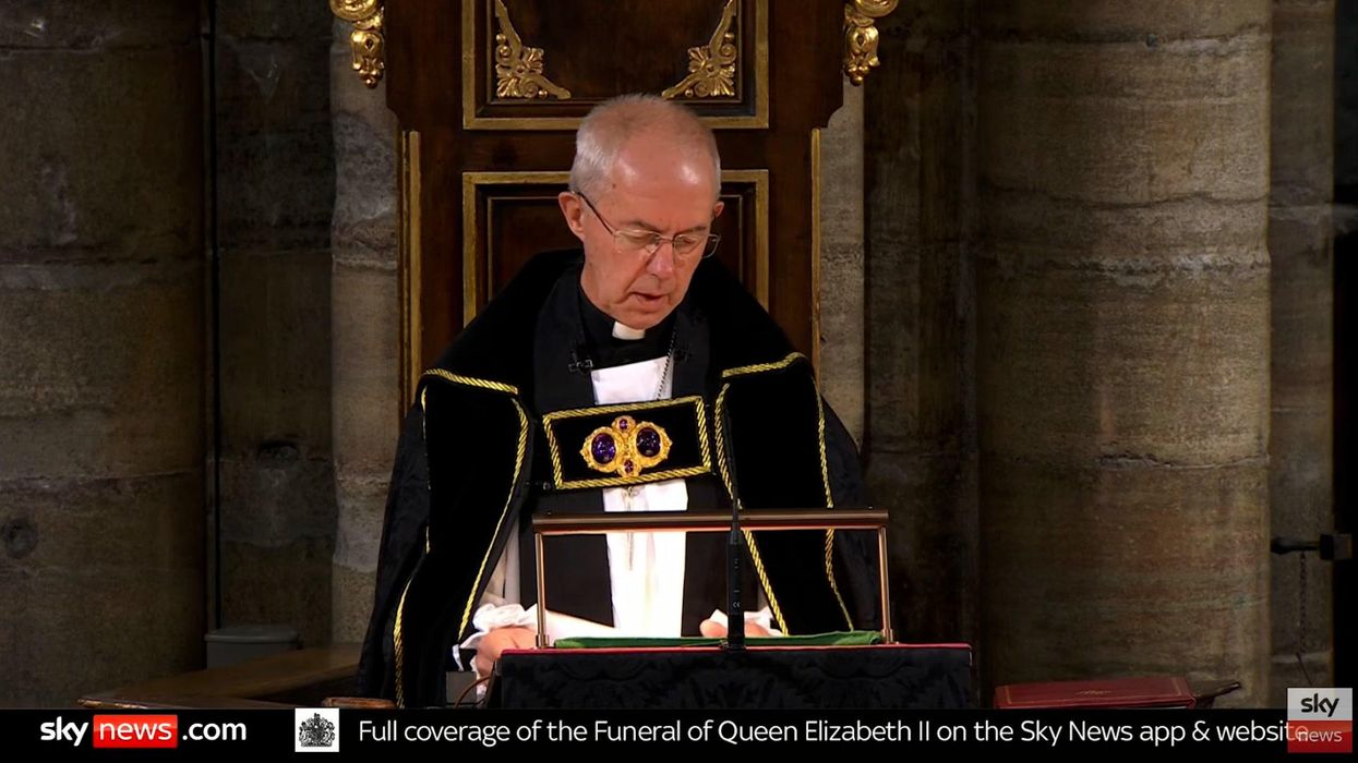 People think the Archbishop of Canterbury took a dig at Boris Johnson during Queen's funeral
