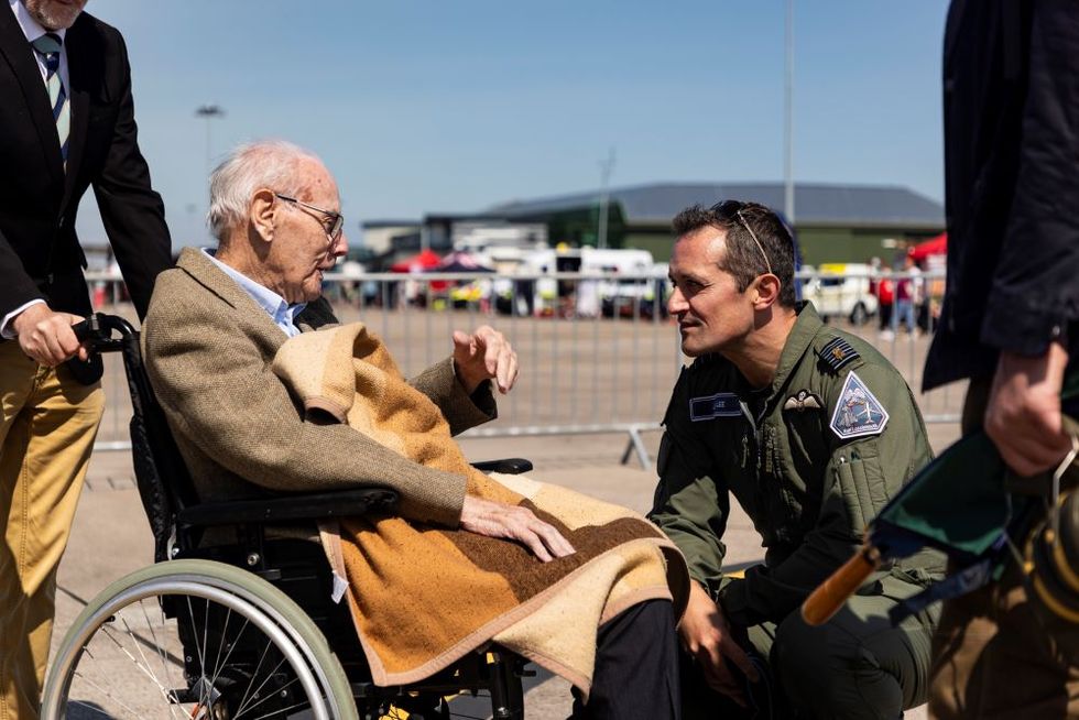 RAF war veteran, 99, is special guest at Lossiemouth’s friends and family day