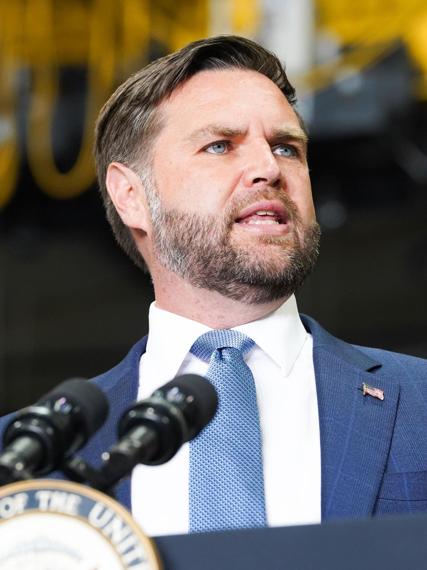 Vice President JD Vance speaks to supporters of President Donald Trump at an event on August 21, 2025 in Peachtree City, Georgia. Vance spoke about Trump's One Big Beautiful Bill