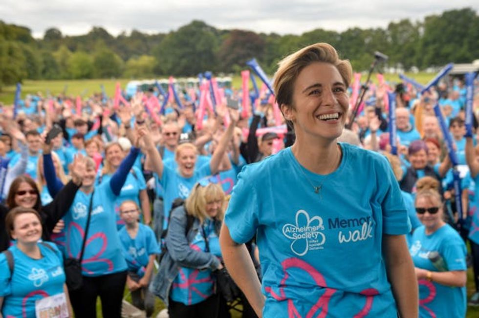 Vicky McClure at the Alzheimer's Society's Nottingham Memory Walk