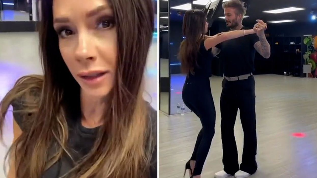 Victoria Beckham leaves fans impressed by salsa dancing in stilettos with David