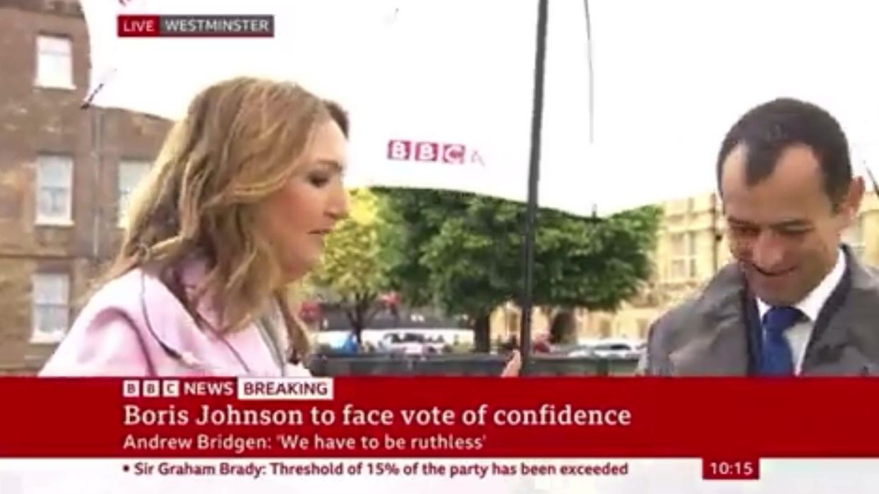 Victoria Derbyshire experienced 80 seconds of pure chaos on BBC News this morning