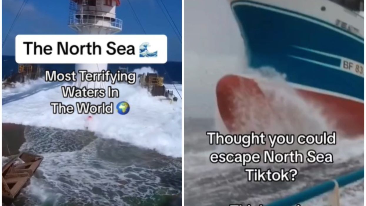 People are confused about North Sea videos appearing all over their TikTok feed