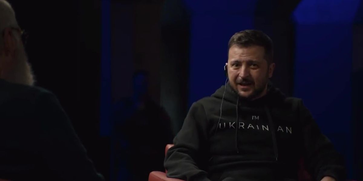 Zelensky explains the poignant meaning behind Ukraine’s ‘simple’ flag