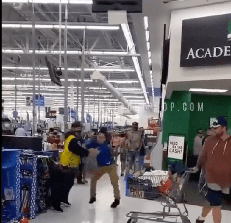 Walmart Employee Knocks Out Customer With One Punch After Being Spat On Indy100