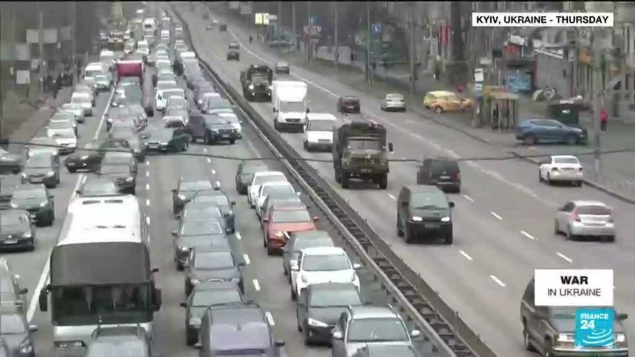 10 of the most shocking images and videos from Ukraine as Russia declares war