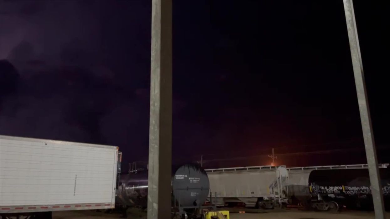 Mysterious 'War of the Worlds' object filmed falling to Earth during storm