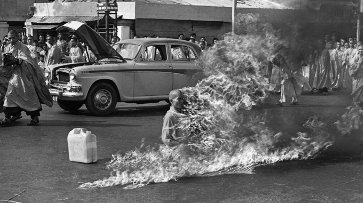 Why do people set themselves on fire as an extreme form of protest?