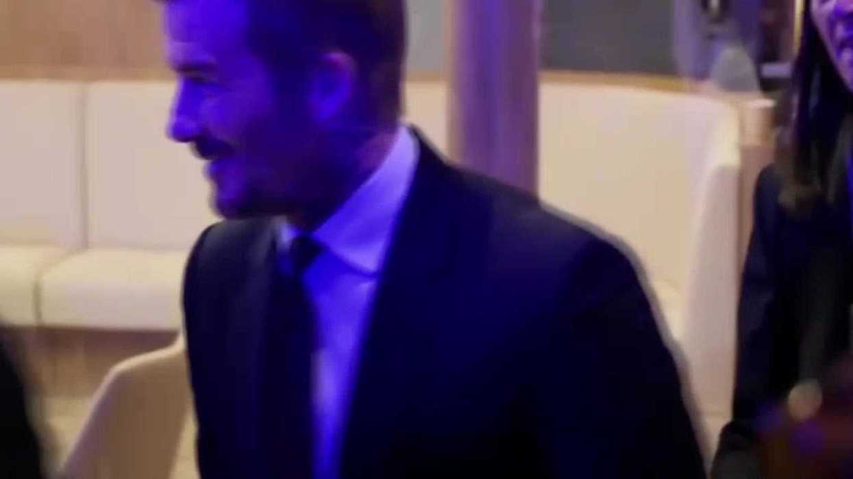 David Beckham dodges questions on Brooklyn's bombshell statement on family feud