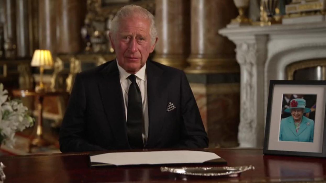 Behind the scenes footage shows King Charles holding back emotions after speech to nation