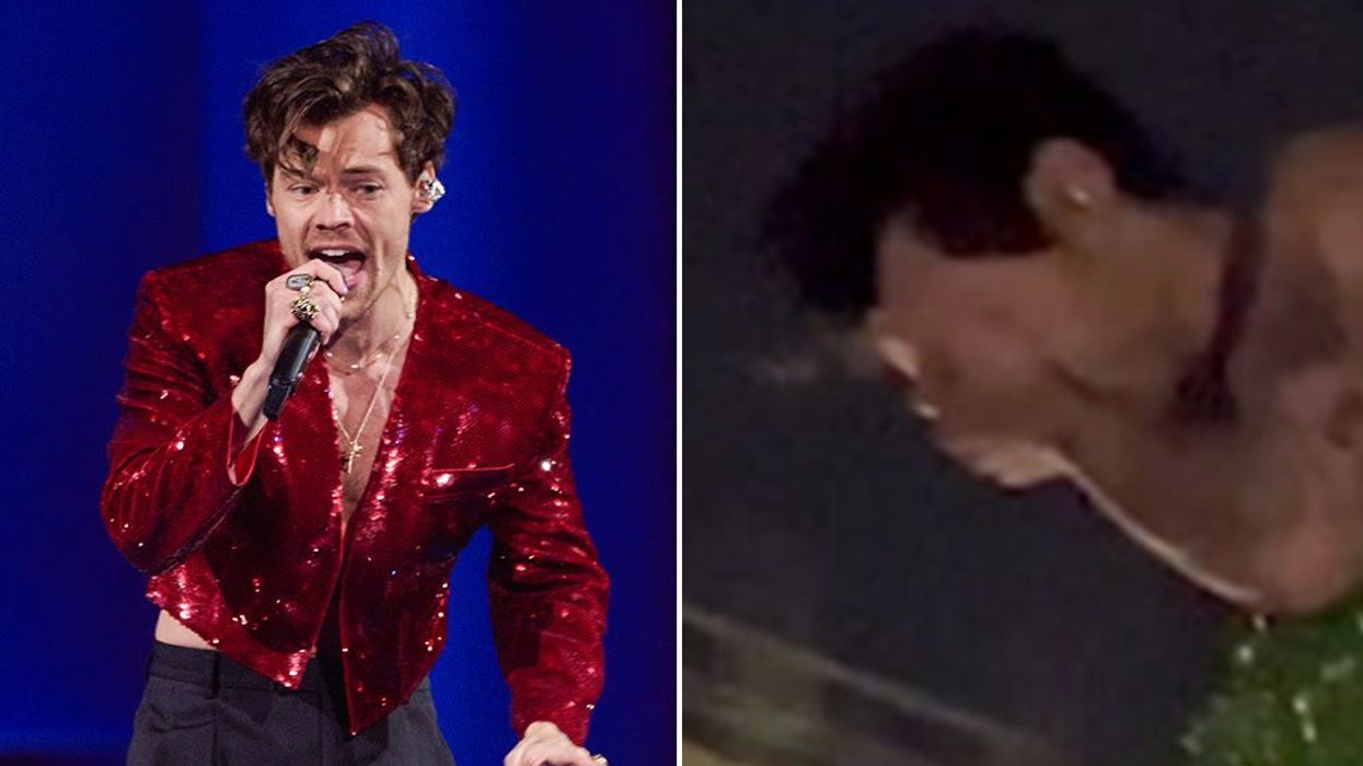 Harry Styles becomes victim of flying object while performing at concert - again