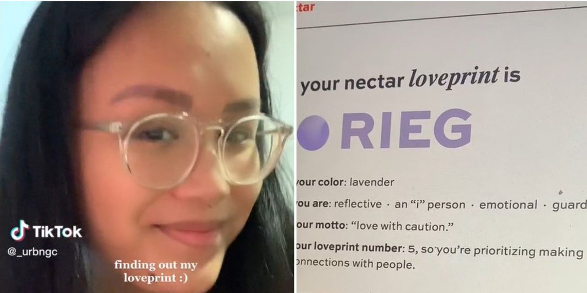 How to take TikTok's viral Loveprint quiz | indy100