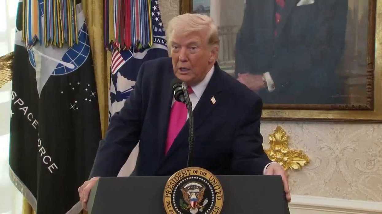 Trump’s reaction to the US attacking Iran ‘long and hard’ has internet recoiling
