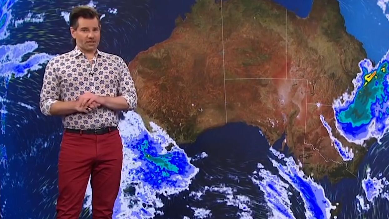 Aussie weather reporter praised for how he handled a panic attack live on TV