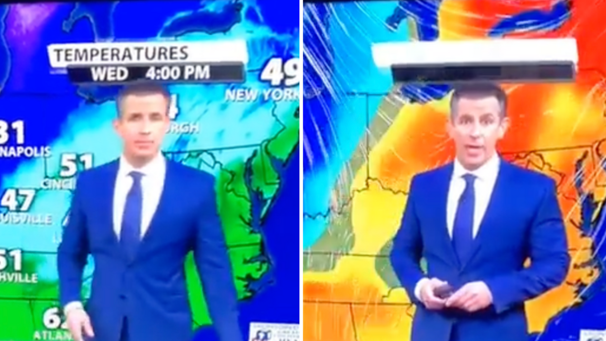 Weatherman appears to fart on live TV and people are shocked
