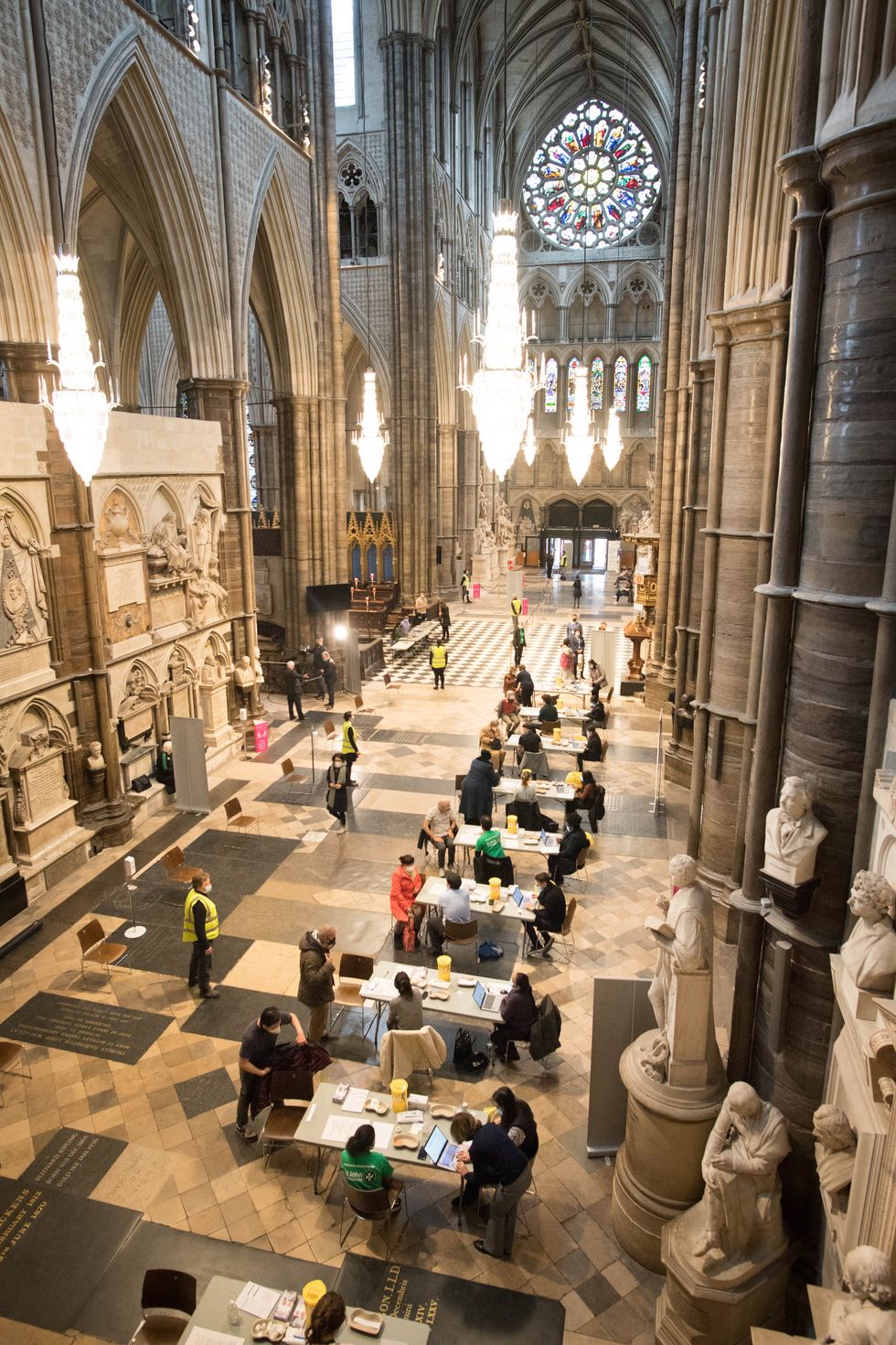 Westminster Abbey vaccine hub