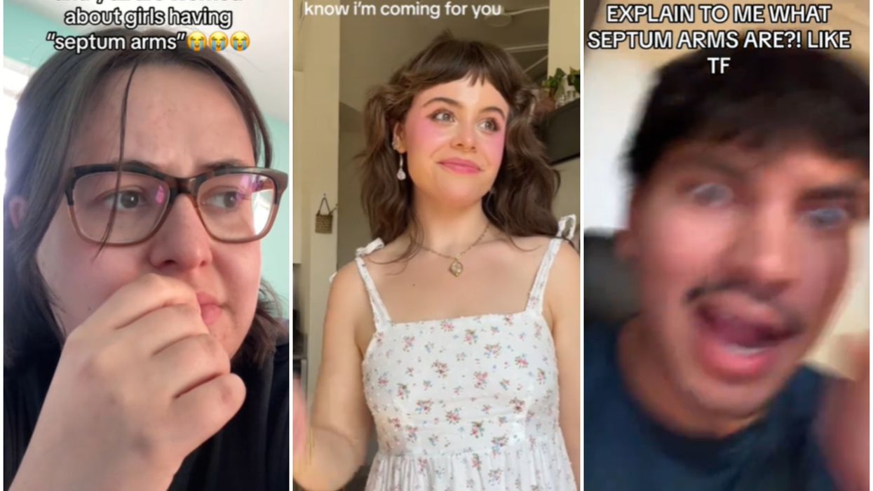 Why is everyone talking about 'septum arms' on TikTok?