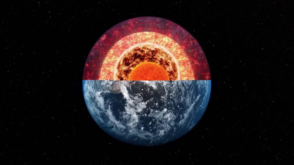 The Earth's core has slowed down so much that it's now in reverse, worrying study discovers