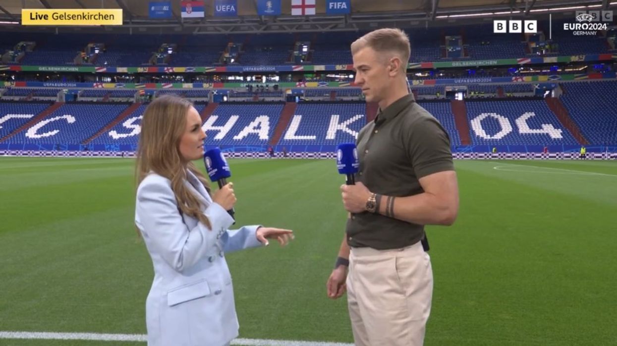 Joe Hart praised for 'masterclass' in posture during his Euros punditry appearances