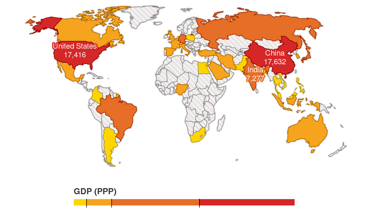 What the world will be like in 2050, in eight maps and charts