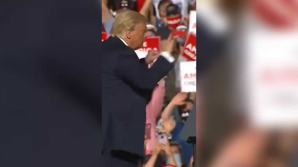 'This must go so hard if you're stupid': White House shares flattering image but there's one obvious problem