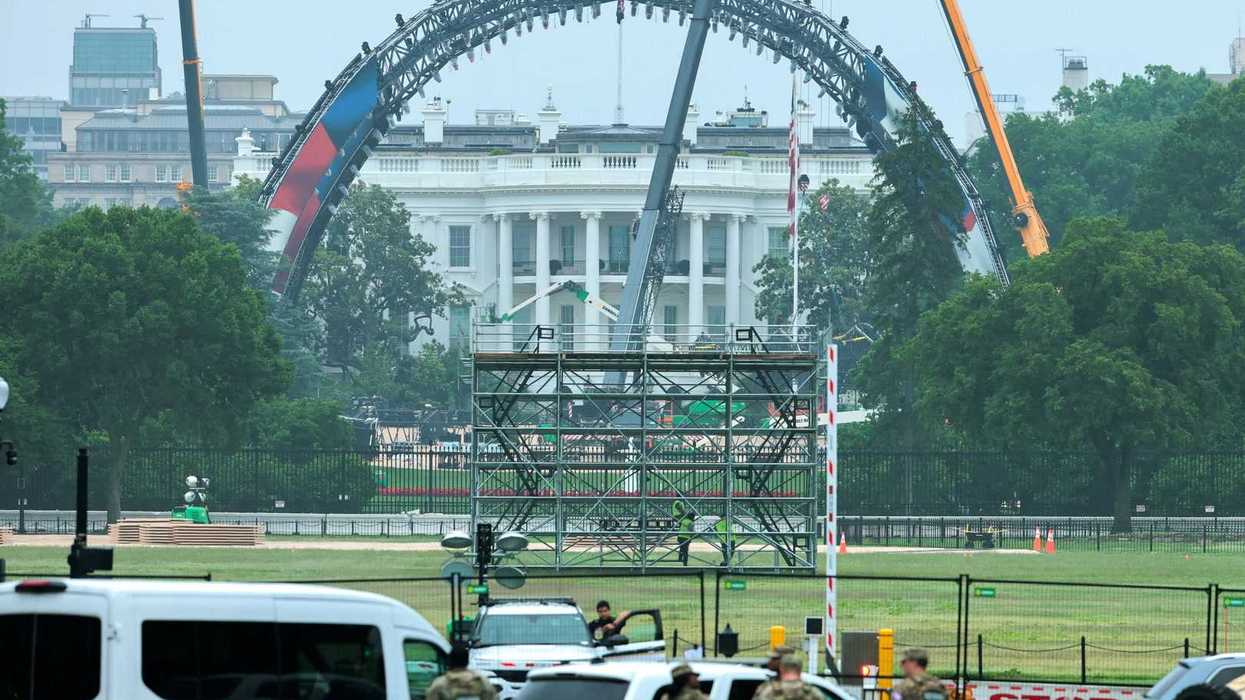 Fury as UFC event begins construction at the White House