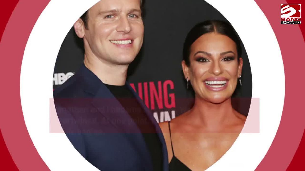 Why did Lea Michele show Jonathan Groff her 'whole vagina'?