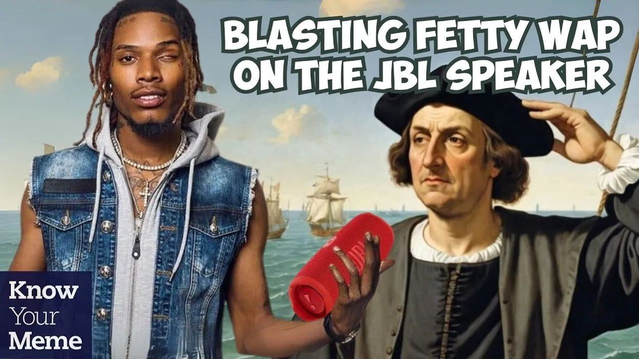 What is the 'blasting Fetty Wap on the JBL speaker' TikTok trend?